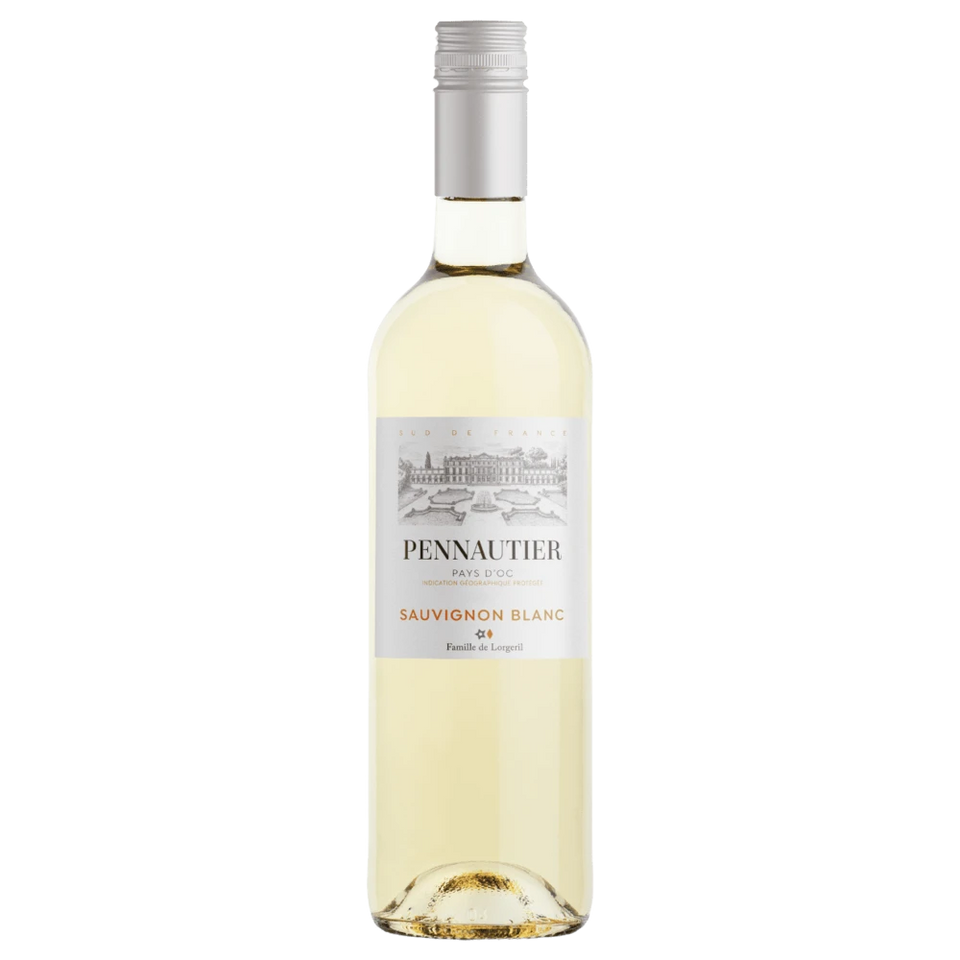 A bottle of 2023 Pennautier IGP OC Sauvignon Blanc 750ml White Wine