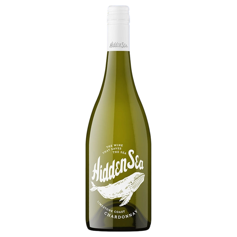 A bottle of 2024 The Hidden Sea Chardonnay 750ml White Wine