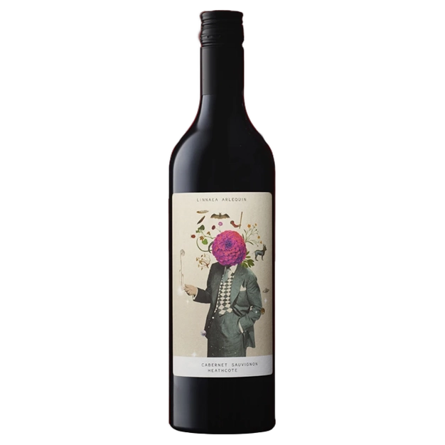 A bottle of 2018 Linnaea Arlequin Heathcote Cabernet Sauvignon 750ml Red Wine