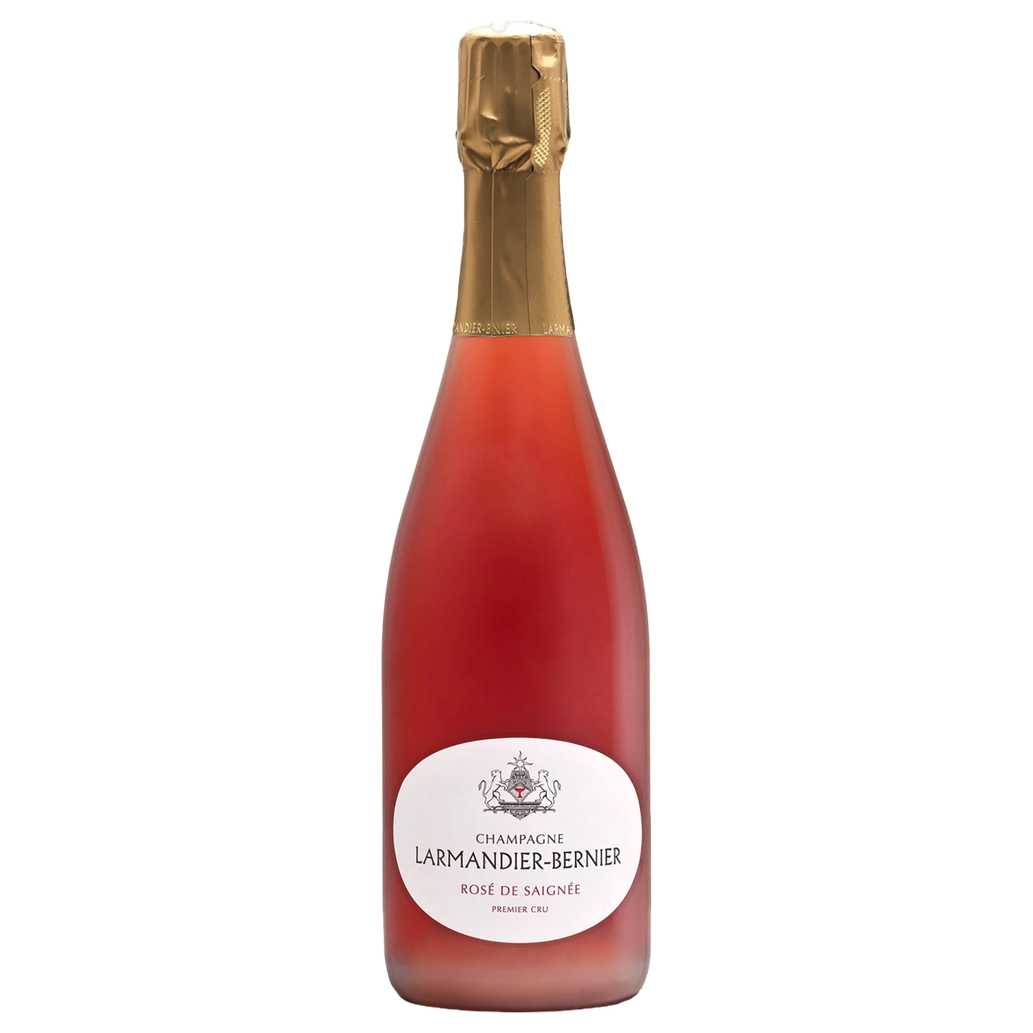A bottle of NV Champagne Larmandier Bernier 1er Cru Rosé de Saignée (Base 21. Disg. Feb 24) 750ml Sparkling Wine