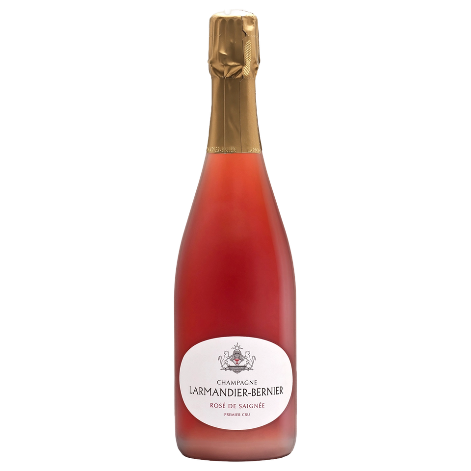 A bottle of NV Champagne Larmandier Bernier 1er Cru Rosé de Saignée (Base 21. Disg. Feb 24) 750ml Sparkling Wine