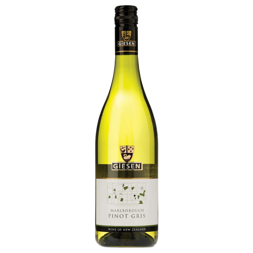 A bottle of 2025 Giesen Estate Pinot Gris New Zealand 750ml White Wine