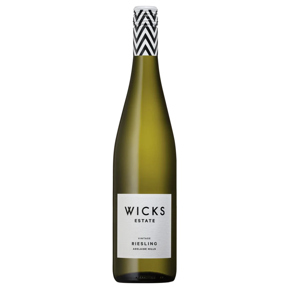 A bottle of 2025 Wicks Estate Riesling Adelaide Hills 750ml White Wine