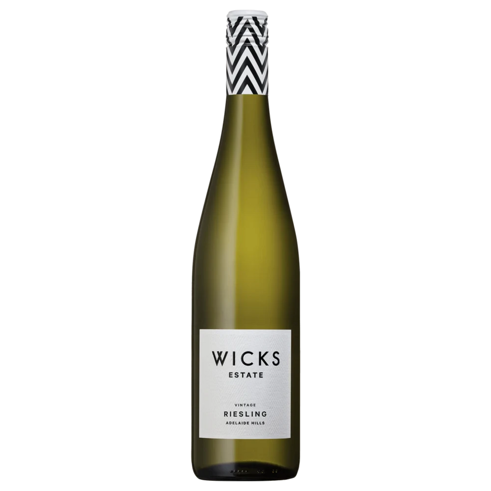 A bottle of 2025 Wicks Estate Riesling Adelaide Hills 750ml White Wine