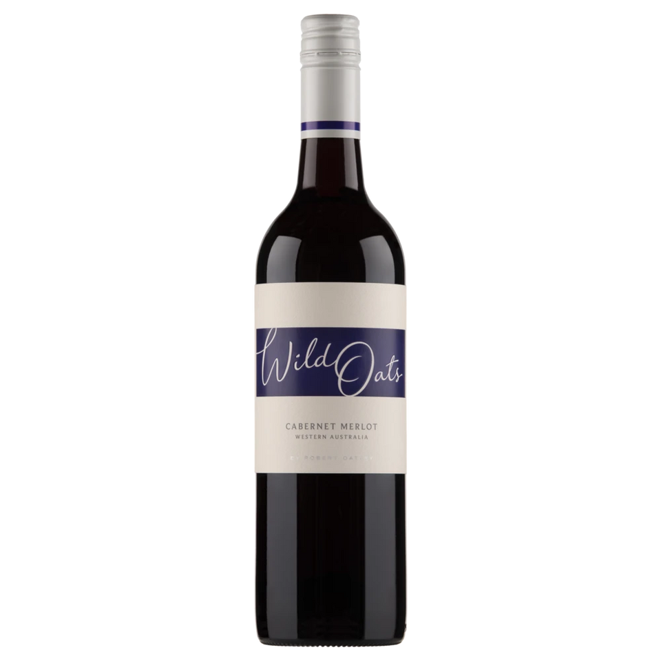 A bottle of 2022 Wild Oats Cabernet Merlot 750ml Red Wine
