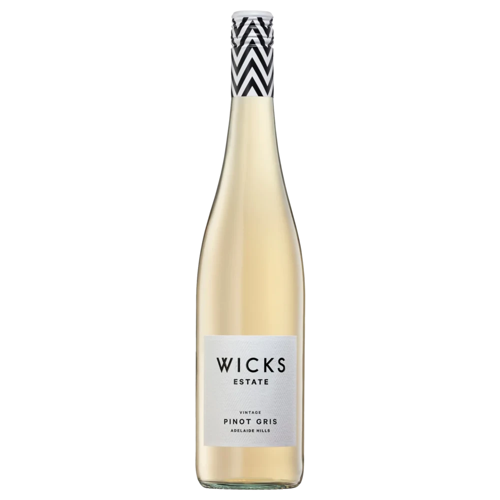 A bottle of Wicks Estate Pinot Gris Adelaide Hills 2025 750ml Red Wine