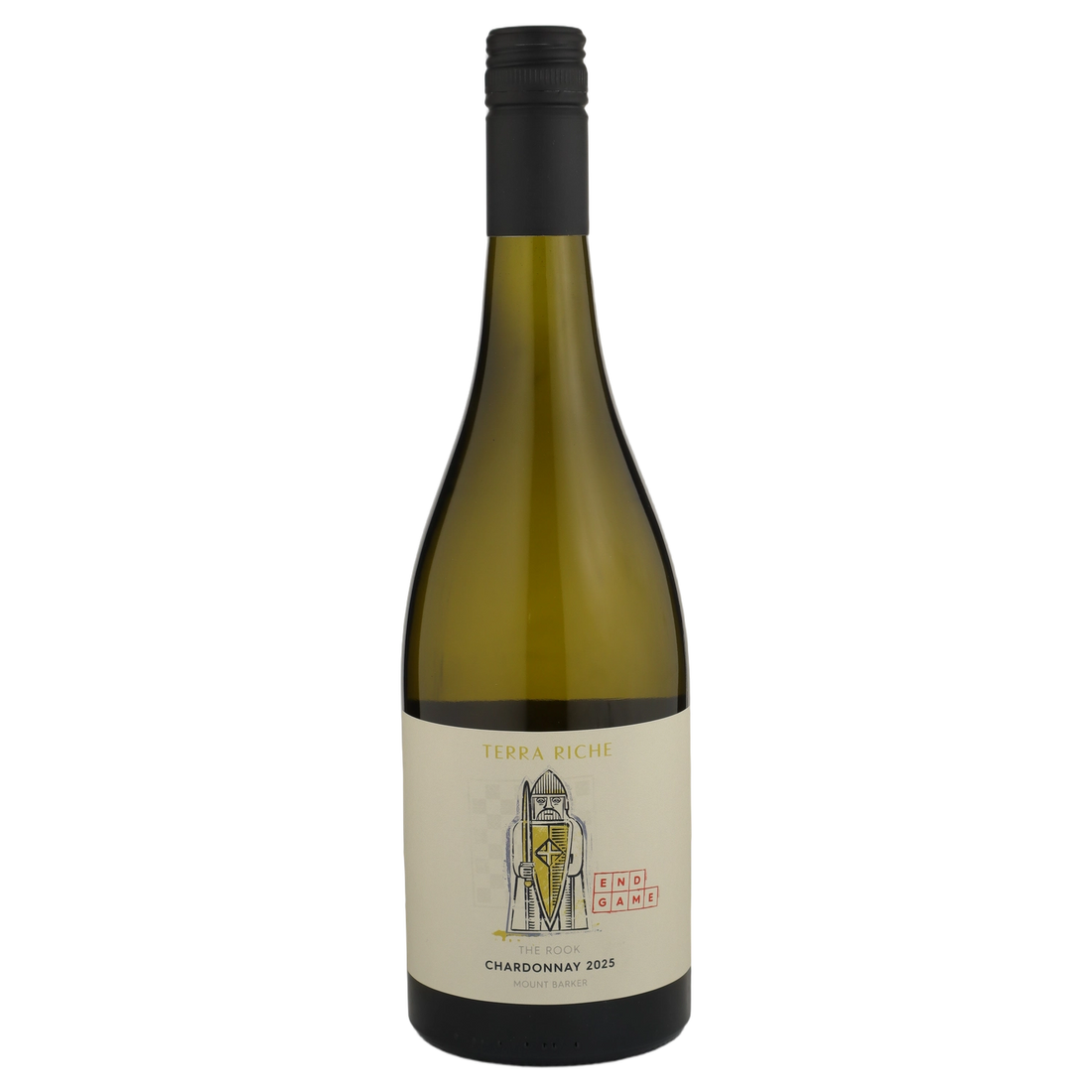 A bottle of 2025 Terra Riche Endgame Rook Chardonnay Mount Barker 2025 (Best In Collective) 750ml White Wine