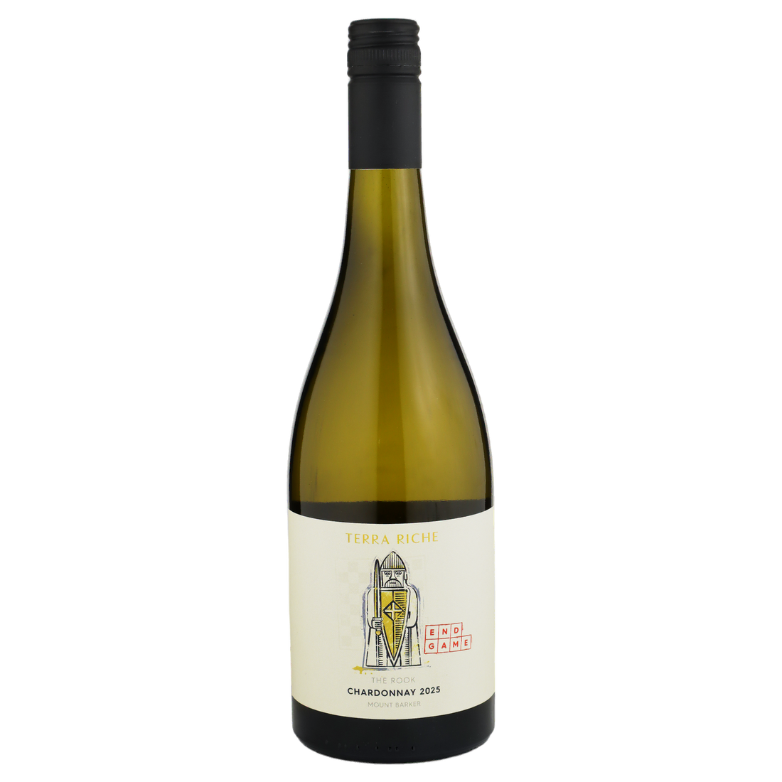 A bottle of Terra Riche Endgame Rook Chardonnay Mount Barker 2025 (Best In Collective) 750ml White Wine