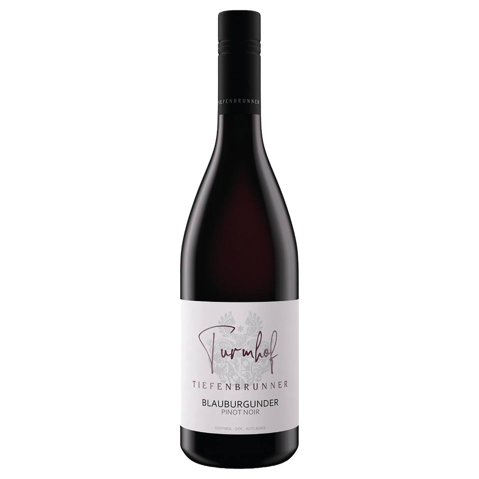 A bottle of 2023 Tiefenbrunner Turmhof Pinot Nero 750ml Red Wine