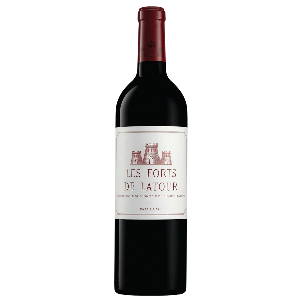 A bottle of 2018 Château Latour Les Forts de Latour 2nd Vin 1500ml Red Wine