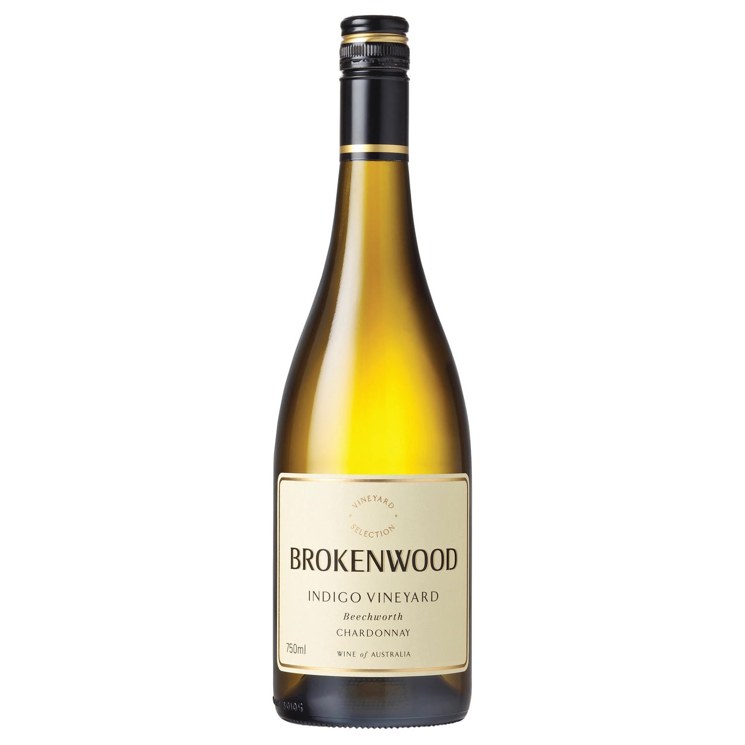 A bottle of 2024 Brokenwood Indigo Vineyard Chardonnay 750ml White Wine