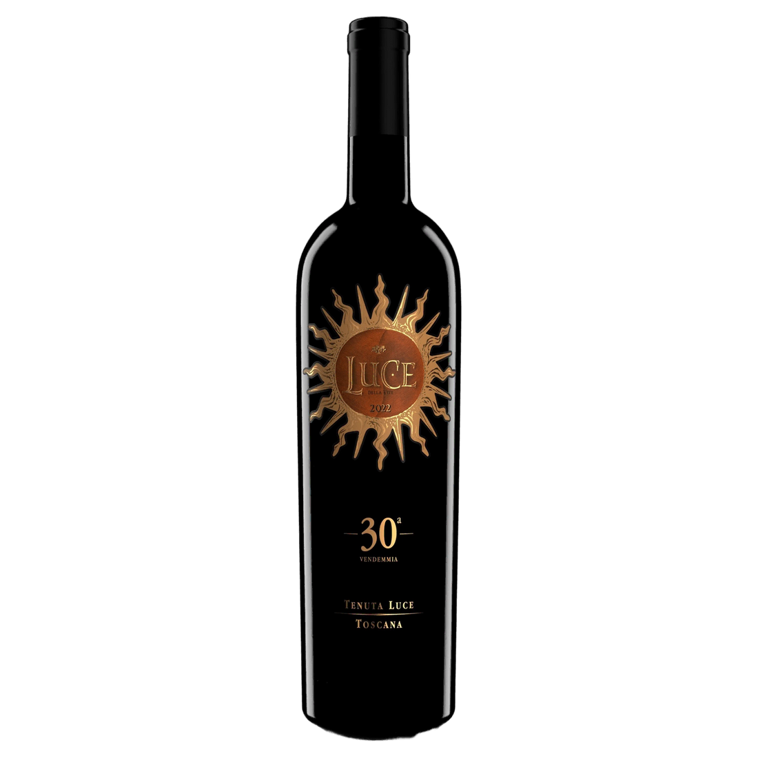 A bottle of 2022 Tenuta Luce Luce 750ml Red Wine