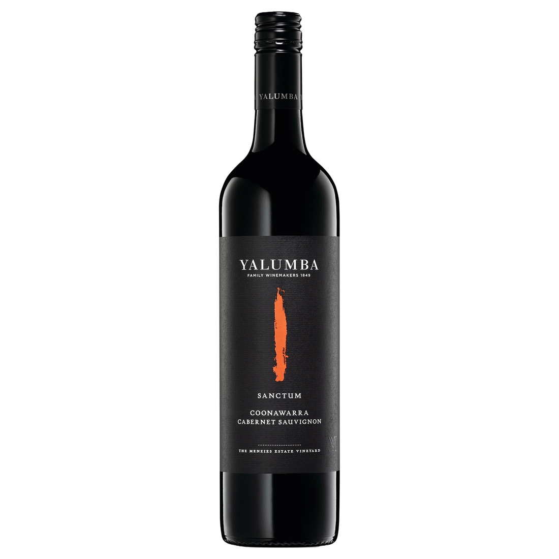 A bottle of 2023 Yalumba Sanctum Cabernet Sauvignon 750ml Red Wine
