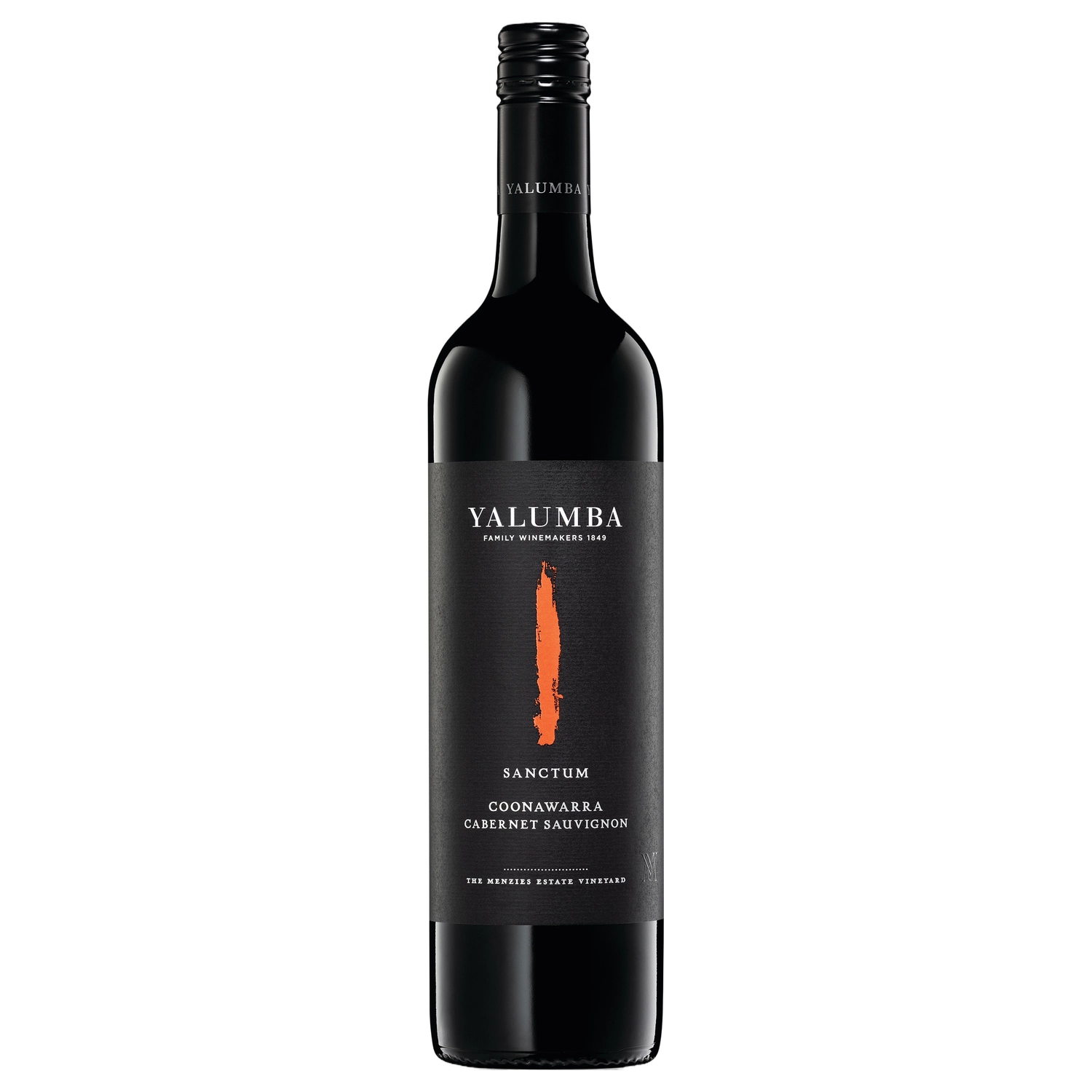 A bottle of 2023 Yalumba Sanctum Cabernet Sauvignon 750ml Red Wine