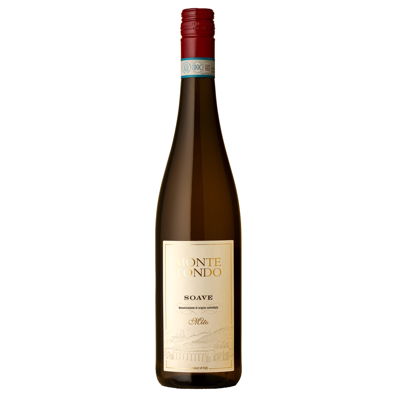 A bottle of 2025 Monte Tondo Mito Soave Screwcap 750ml White Wine
