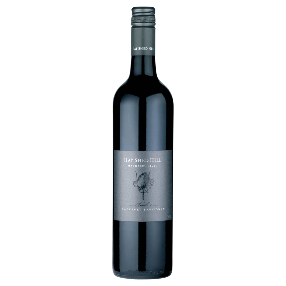 A bottle of 2023 Hay Shed Hill Block 2 Cabernet Sauvignon 750ml Red Wine