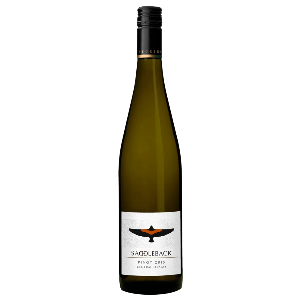 A bottle of Saddleback Pinot Gris 2024 750ml White Wine