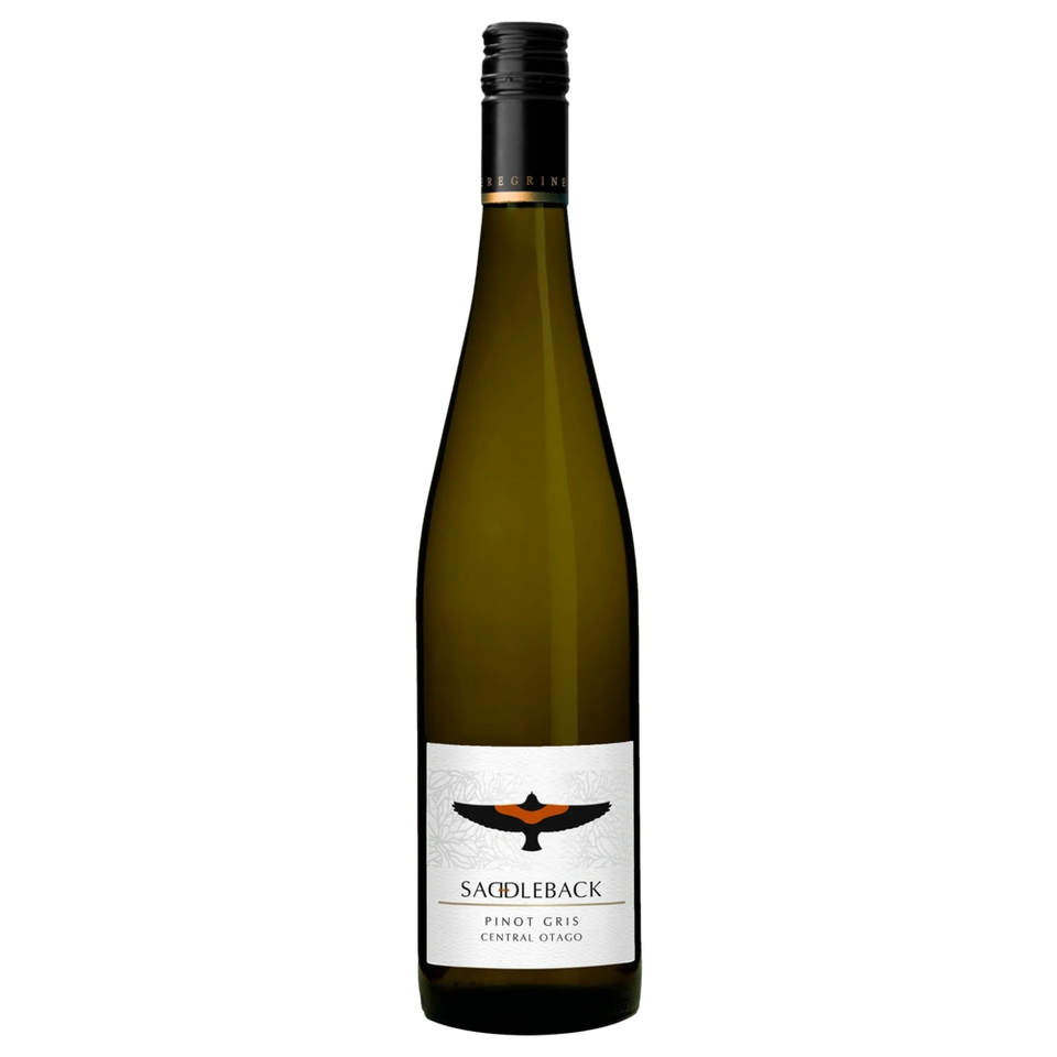 A bottle of Saddleback Pinot Gris 2024 750ml White Wine