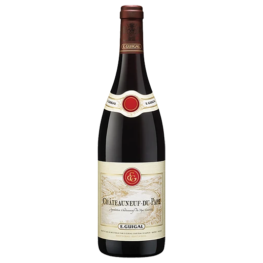 A bottle of 2020 Guigal Châteauneuf du Pape 750ml Red Wine