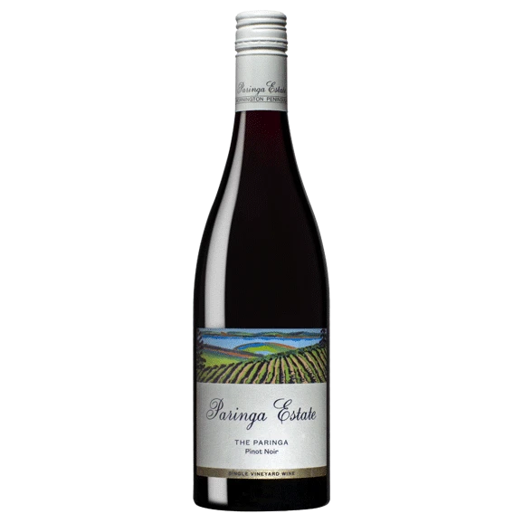 A bottle of 2022 Paringa Estate 'The Paringa' Pinot Noir 750ml Red Wine