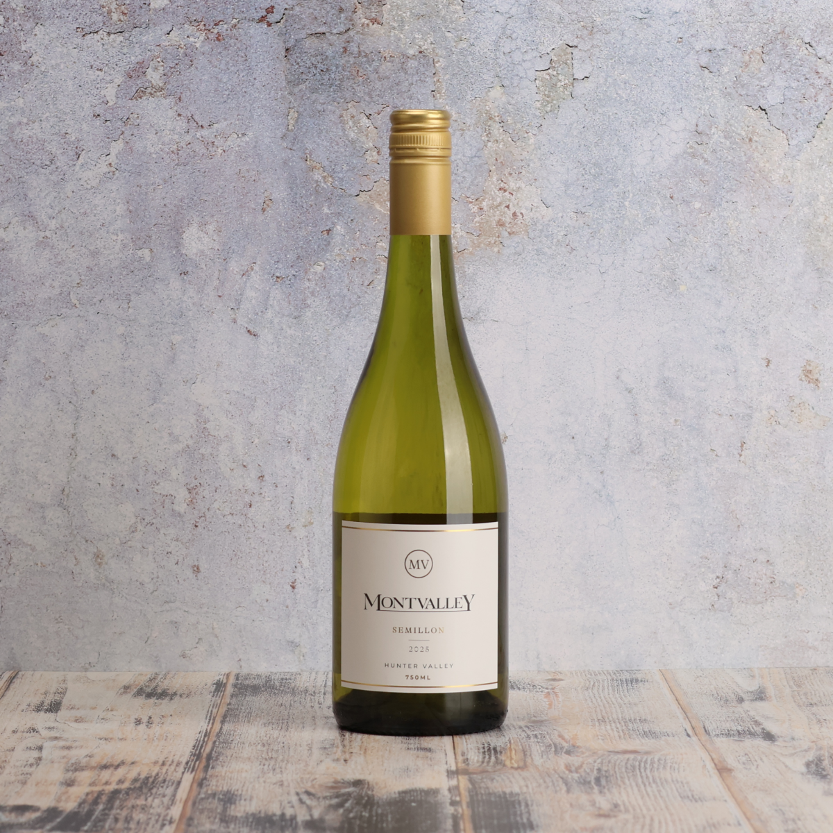 A bottle of Montvalley Hunter Valley Semillon 2025 750ml White Wine