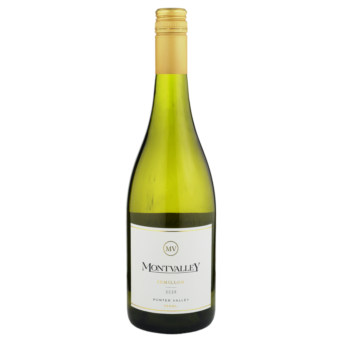 A bottle of Montvalley Hunter Valley Semillon 2025 750ml White Wine