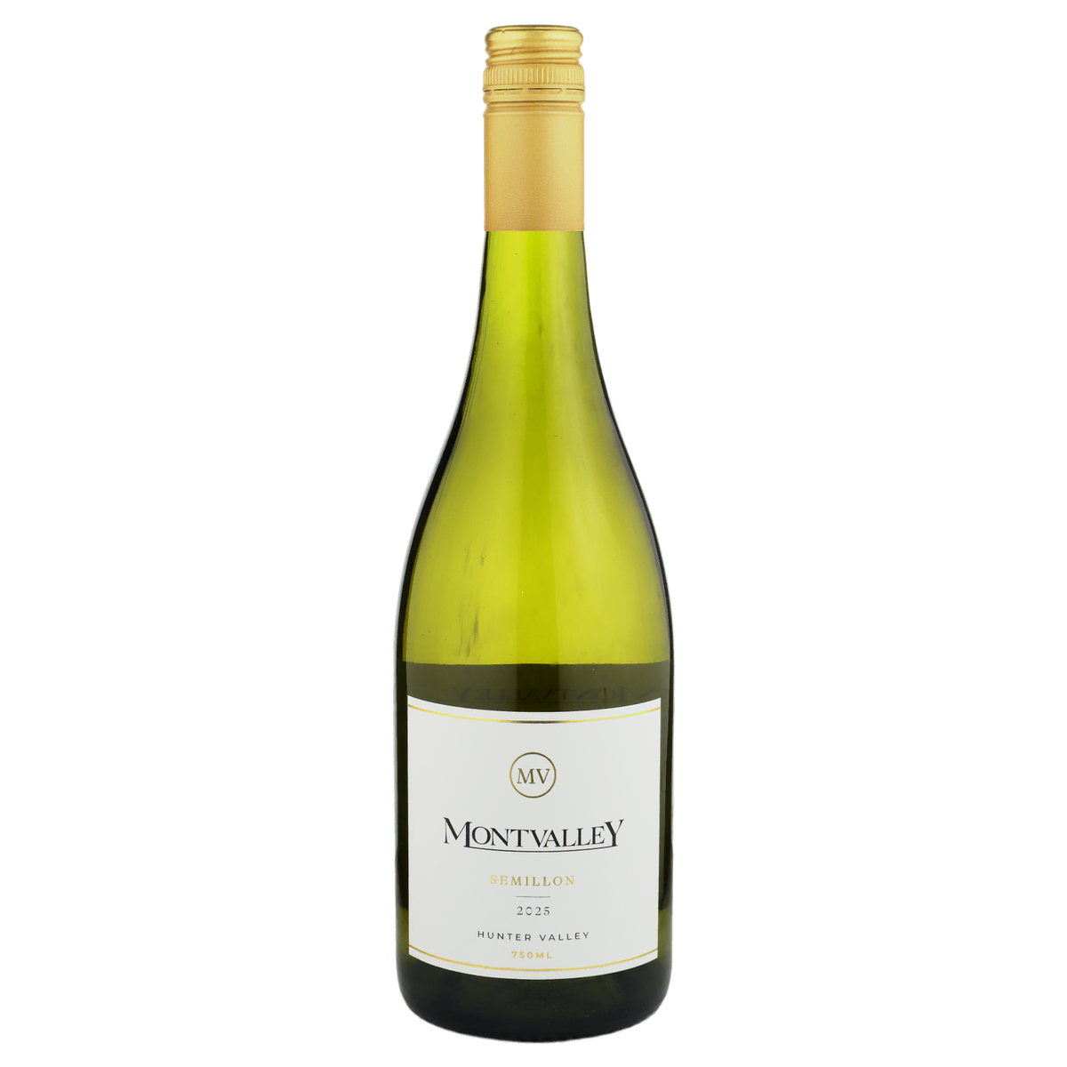 A bottle of Montvalley Hunter Valley Semillon 2025 750ml White Wine