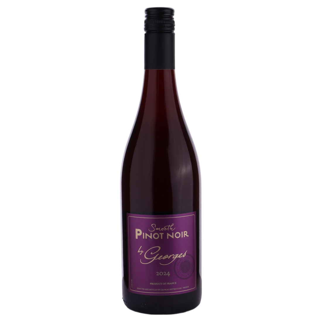 A bottle of By Georges Smooth Pinot Noir 2024 750ml Red Wine