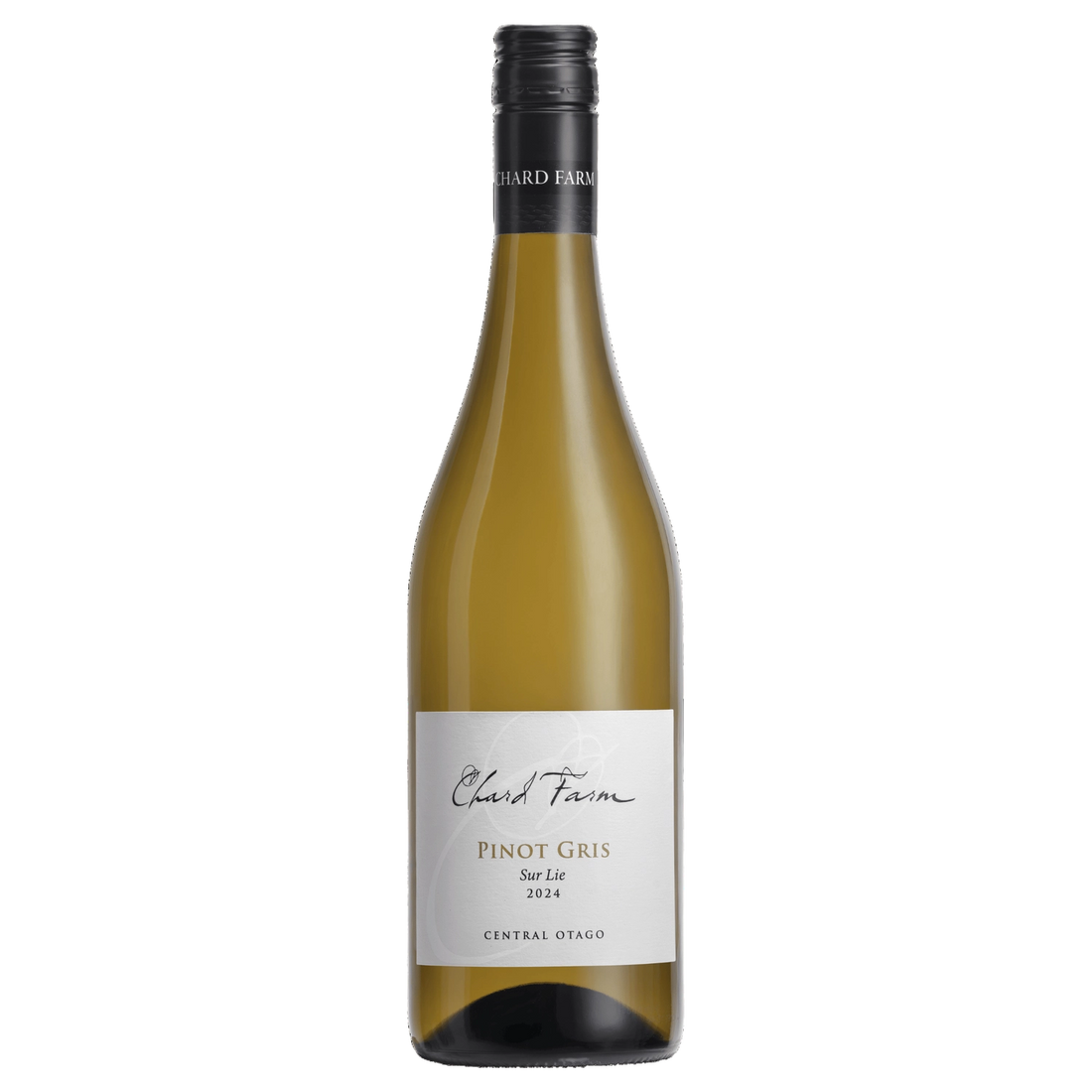 A bottle of 2024 Chard Farm Pinot Gris 750ml White Wine