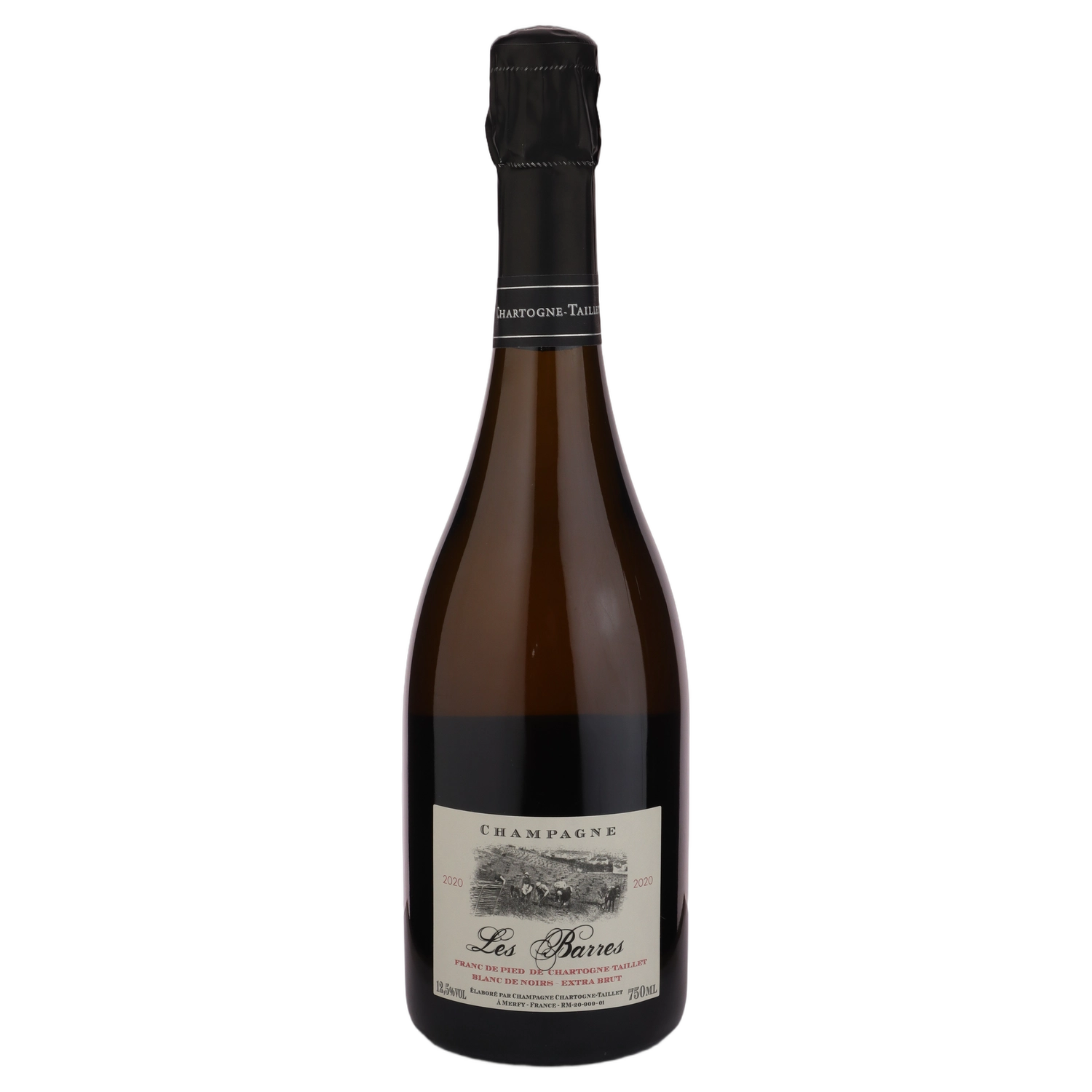 A bottle of 2020 Chartogne Taillet Cuvée Les Barres (Disg. Apr 2025) 750ml Sparkling Wine