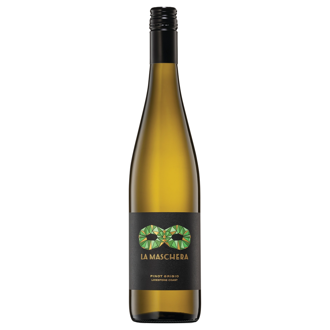 A bottle of 2025 La Maschera Pinot Grigio 750ml White Wine