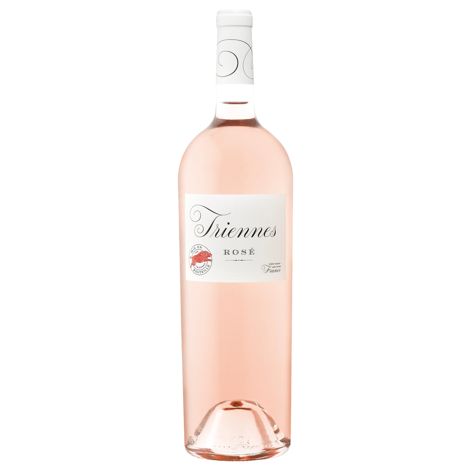A bottle of 2024 Triennes Rosé IGP Mediterranee 1500ml Red Wine