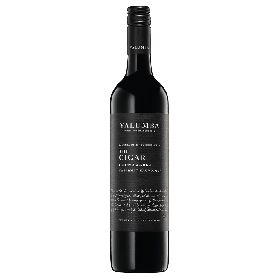 A bottle of 2023 Yalumba The Cigar Cabernet Sauvignon 750ml Red Wine