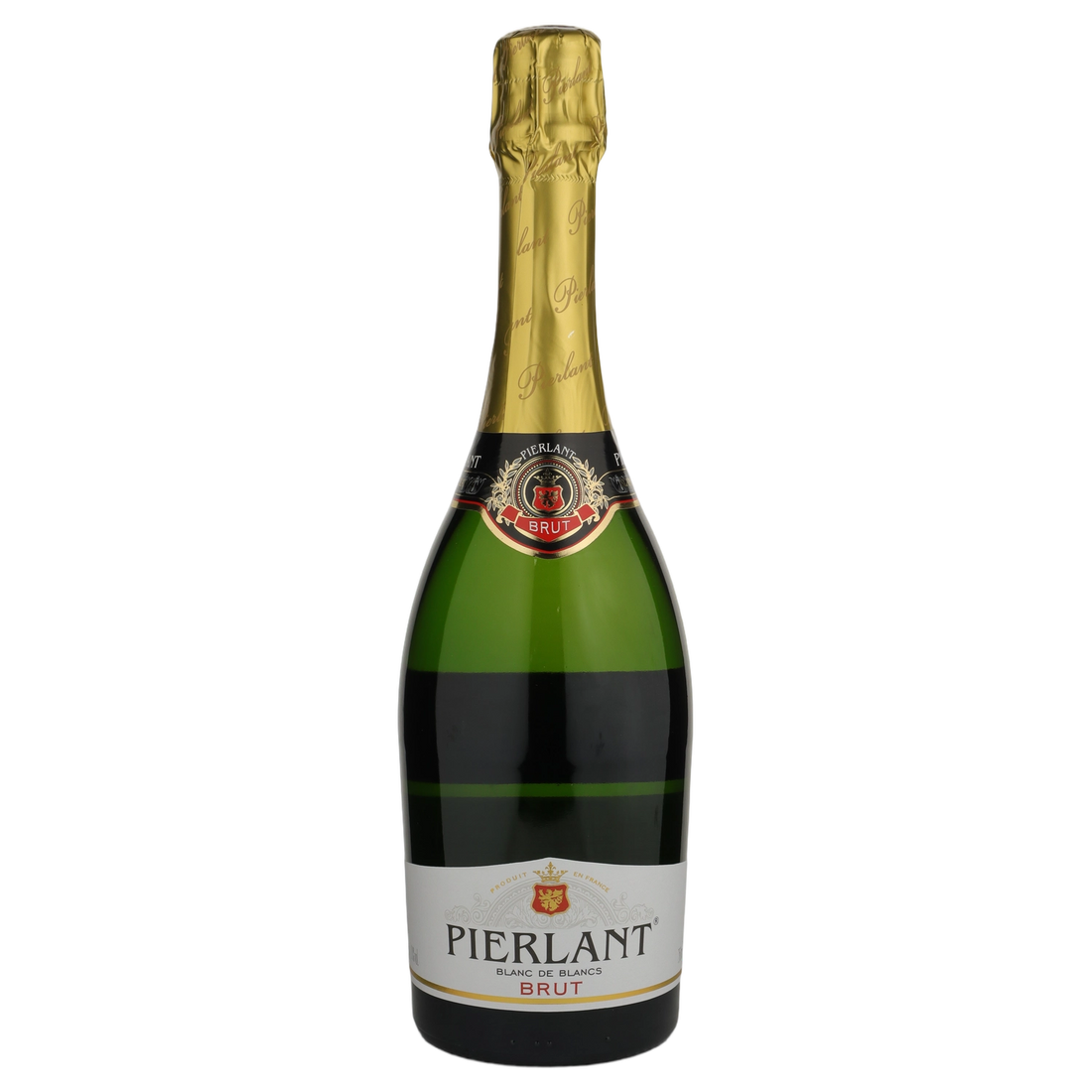 A bottle of NV Pierlant Blanc de Blanc 750ml Sparkling Wine