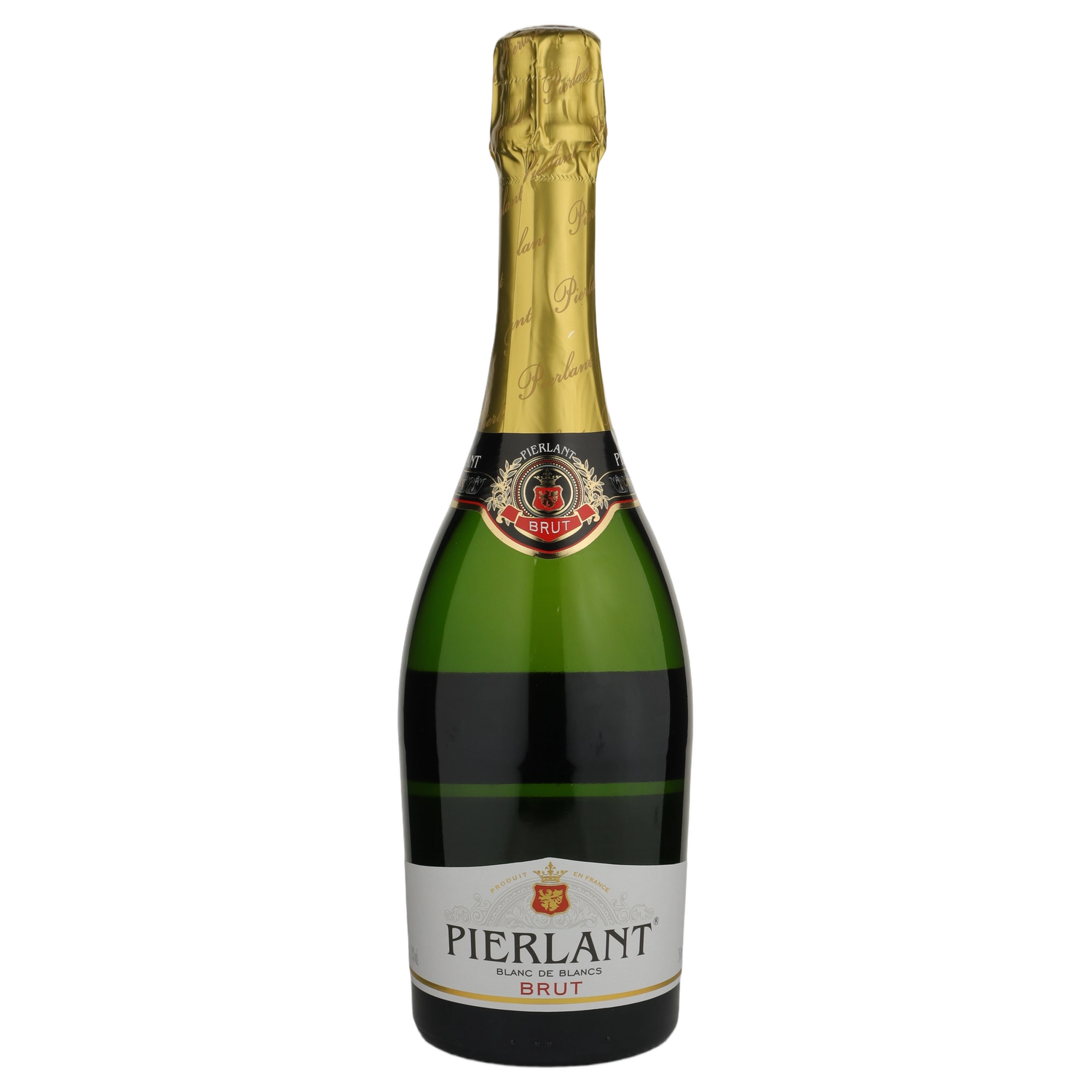 A bottle of NV Pierlant Blanc de Blanc 750ml Sparkling Wine