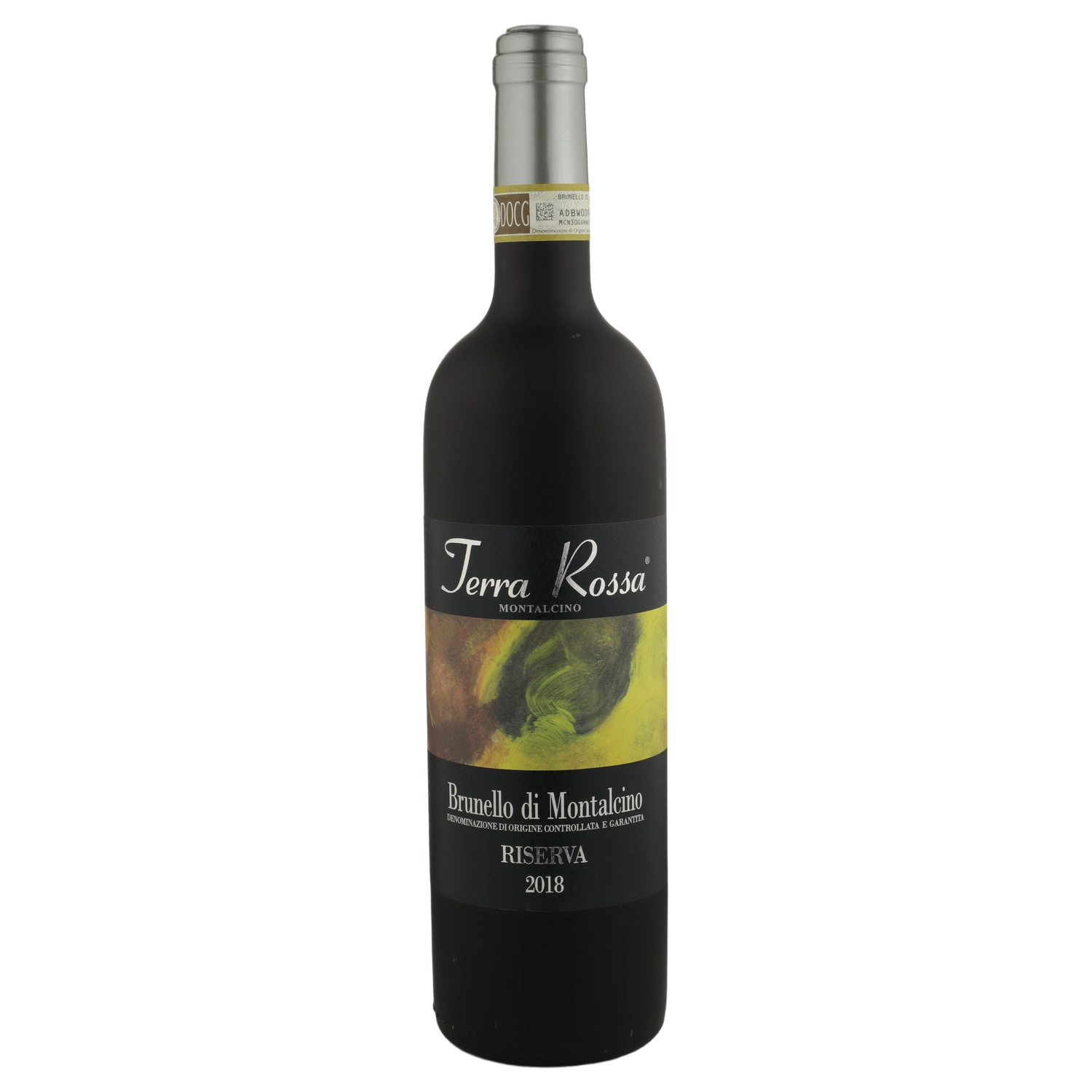 A bottle of 2018 Rodolfo Cosimi Terra Rossa Riserva Brunello 750ml Red Wine