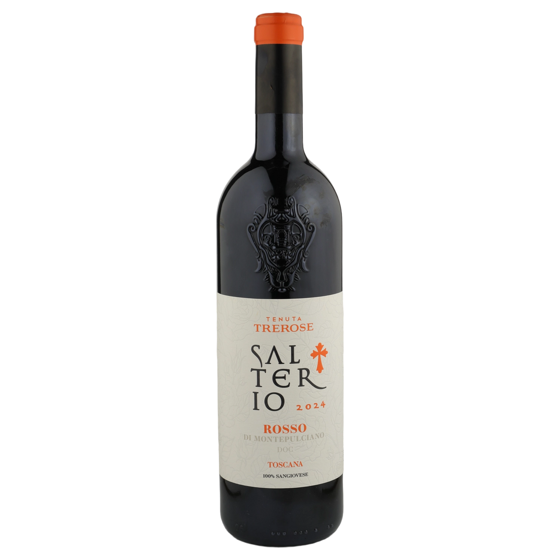 A bottle of 2024 TreRose Rosso Montepulciano Salterio 750ml Red Wine