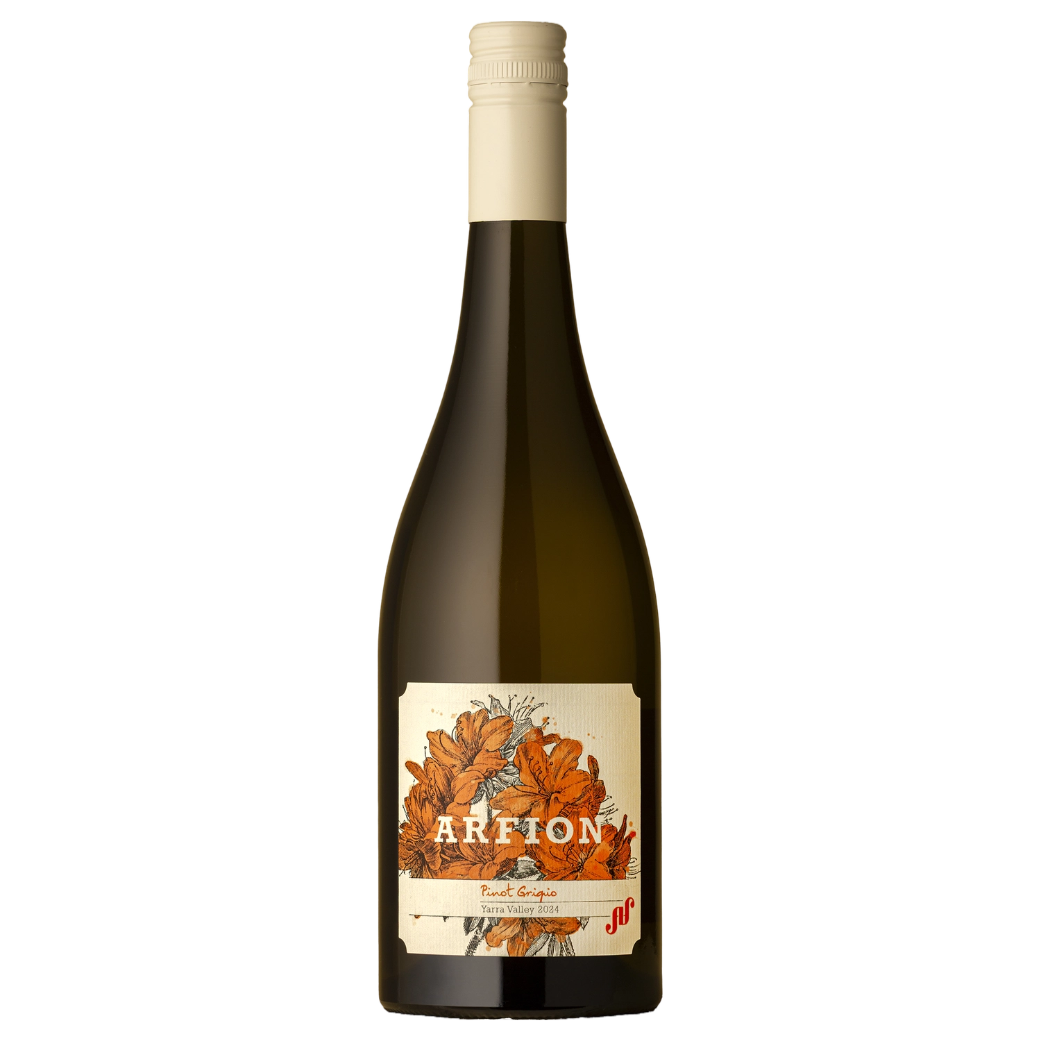 A bottle of 2025 Arfion Pinot Grigio 750ml White Wine