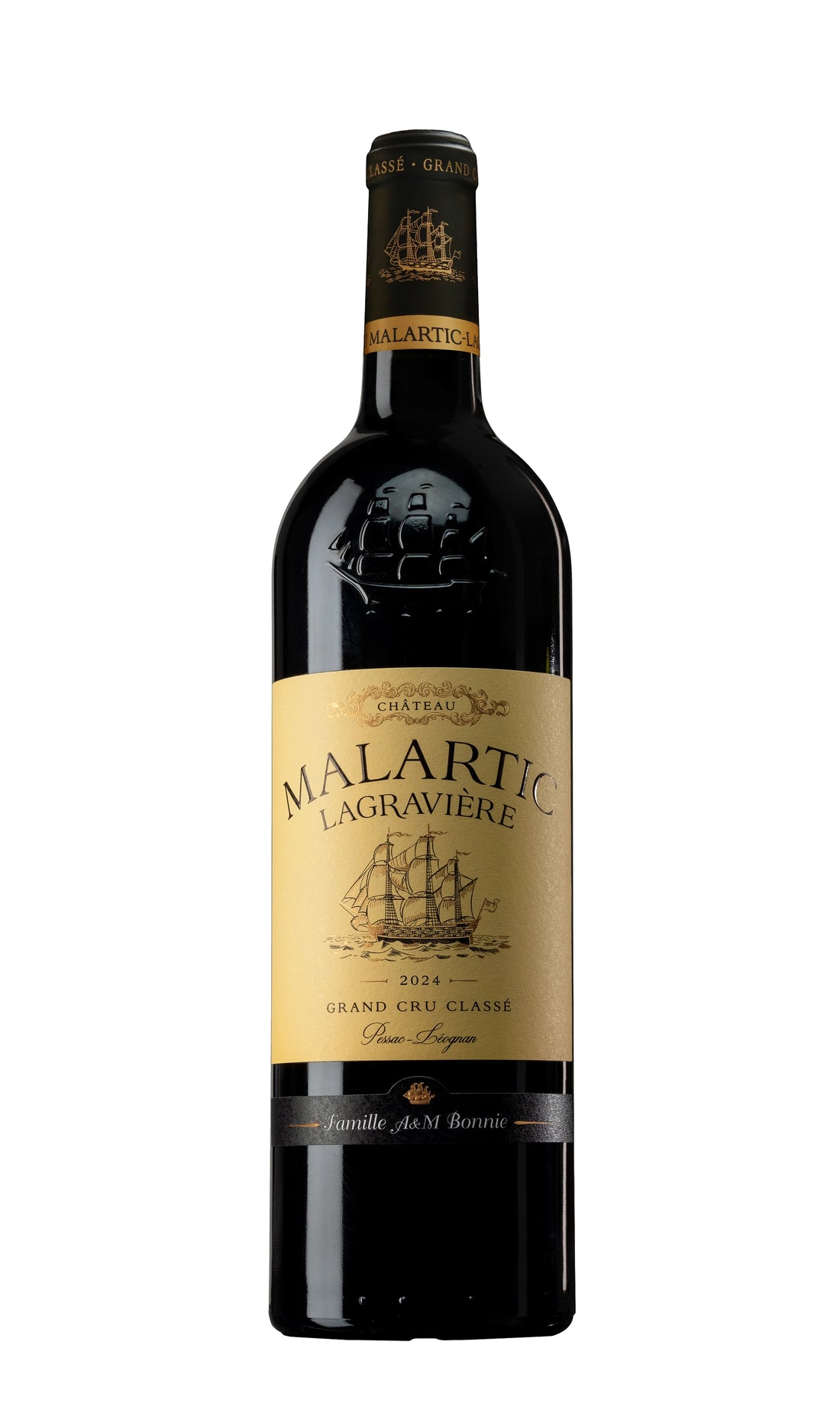 A bottle of 2021 Malartic Lagravière rouge 750ml Red Wine