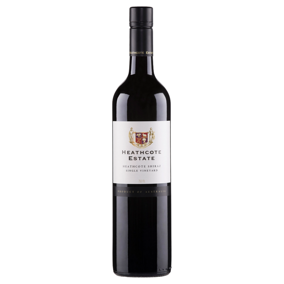 A bottle of 2023 Heathcote Estate Shiraz 750ml Red Wine
