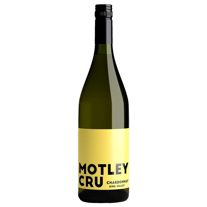 A bottle of 2025 Motley Cru Chardonnay 750ml White Wine