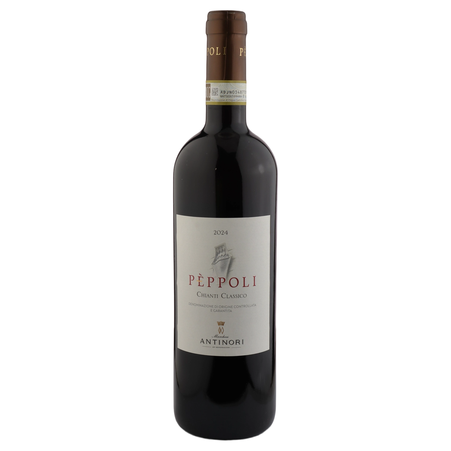 A bottle of 2024 Antinori Pèppoli Chianti Classico DOCG 750ml Red Wine
