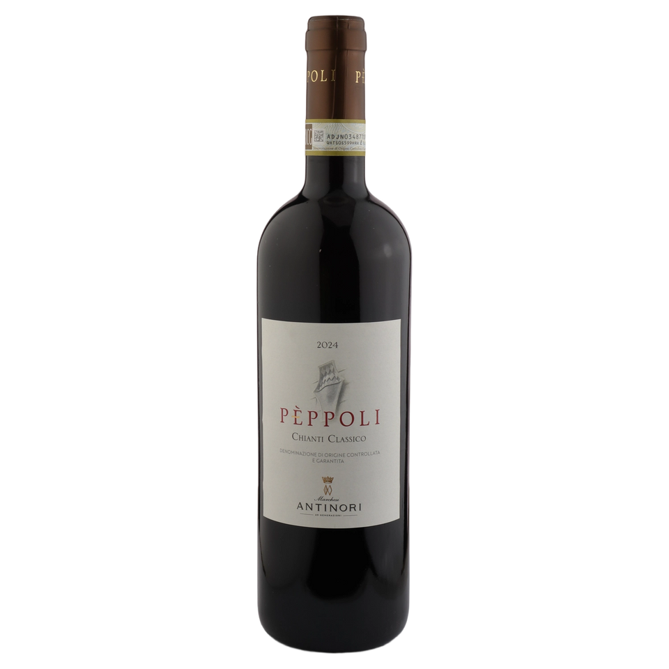 A bottle of 2024 Antinori Pèppoli Chianti Classico DOCG 750ml Red Wine