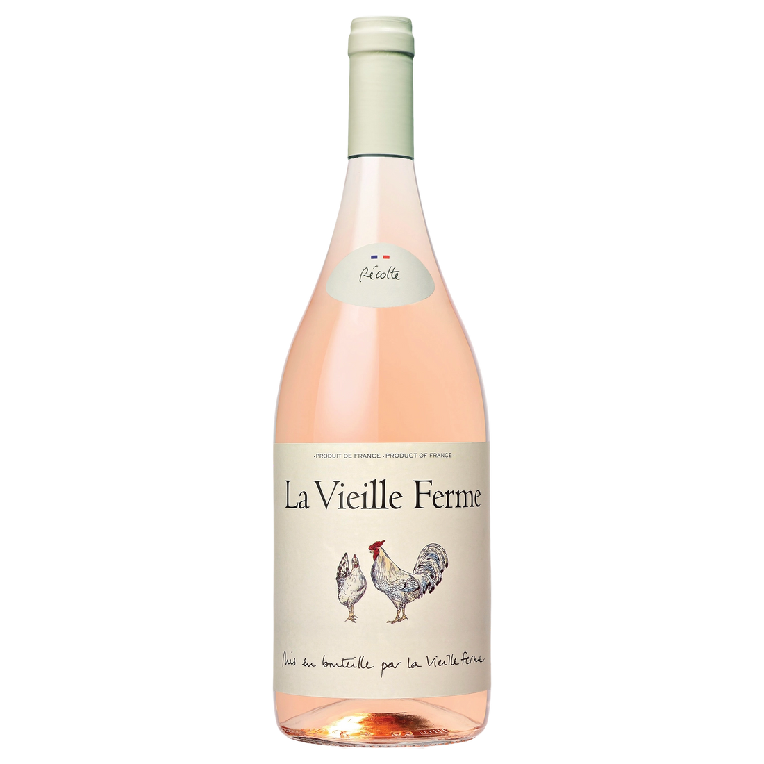 A bottle of 2022 La Vieille Ferme Rosé Magnum 1500ml Red Wine