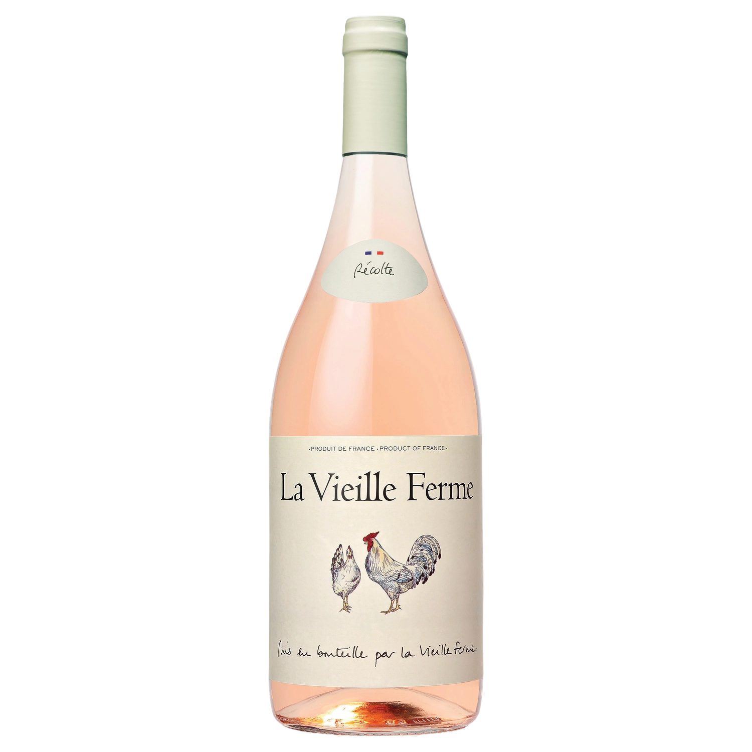 A bottle of 2022 La Vieille Ferme Rosé Magnum 1500ml Red Wine
