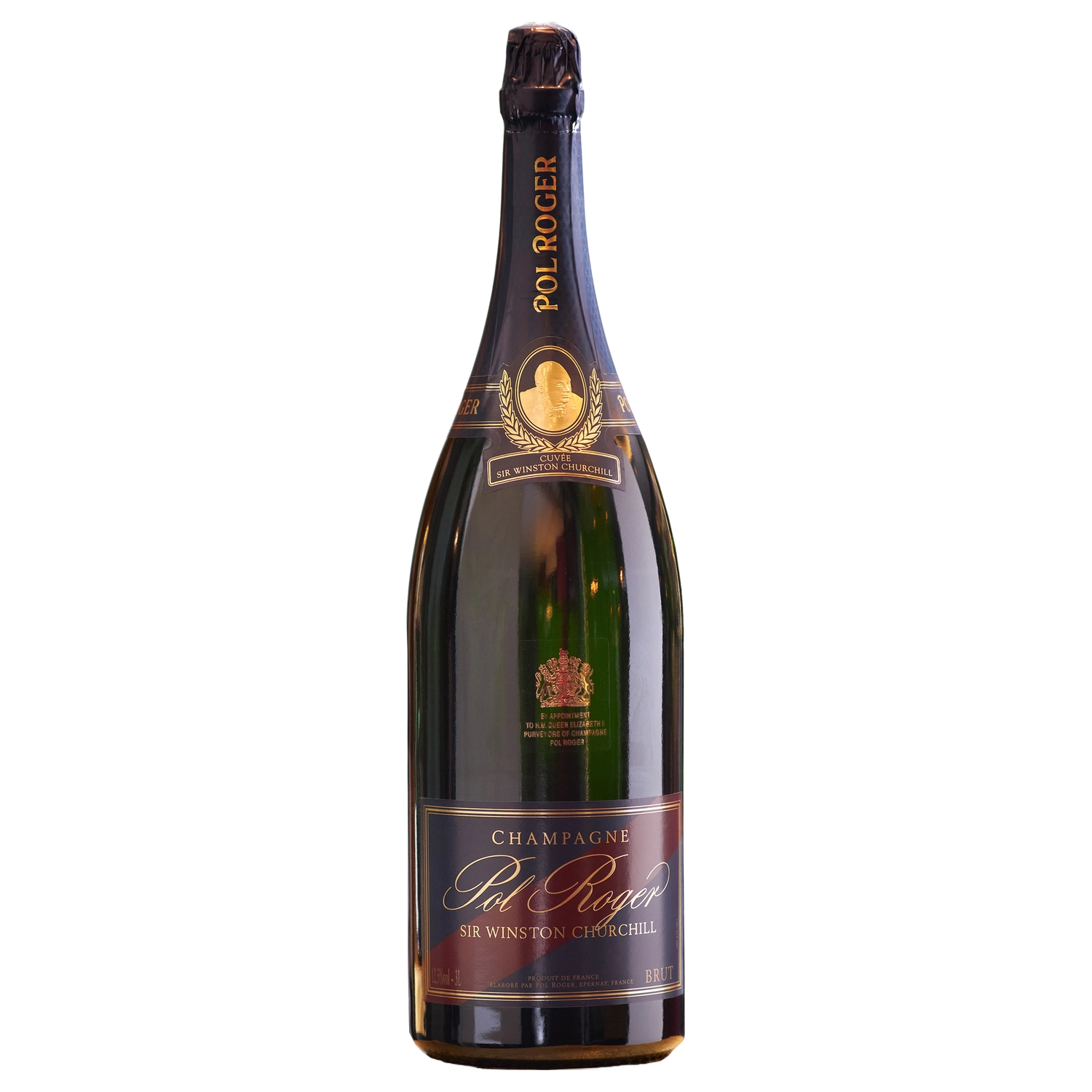 A bottle of 2012 Pol Roger Cuvee Sir Winston Churchill Gift Box 3000ml Sparkling Wine