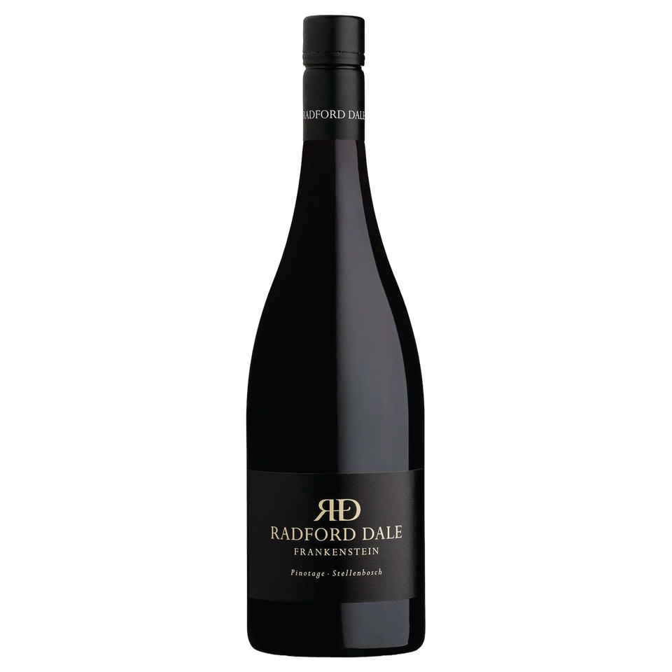 A bottle of 2023 Radford Dale Frankenstein Pinotage 750ml Red Wine
