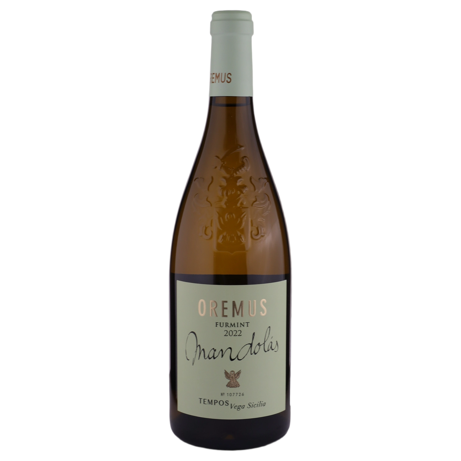 A bottle of 2022 Tokaji Oremus Mandolás Dry Furmint 750ml White Wine