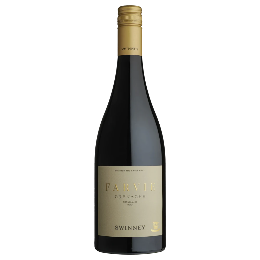 A bottle of 2024 Swinney Farvie Grenache 750ml Red Wine