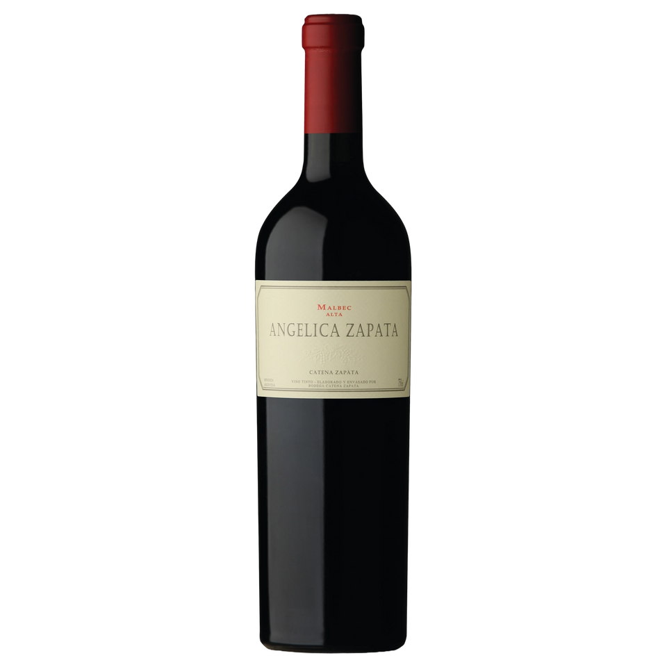 A bottle of 2021 Angélica Zapata Malbec Alta 750ml Red Wine